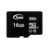  Зображення Карта пам`ятi MicroSDHC 16GB UHS-I Class 10 Team Black + SD-adapter (TUSDH16GCL10U03) 